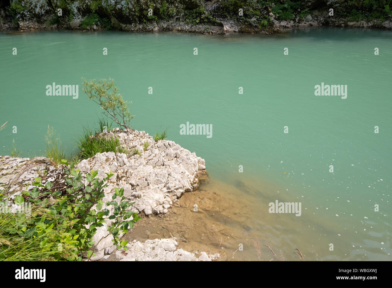 River Tara summer landscape, Montenegro. Stock Photo