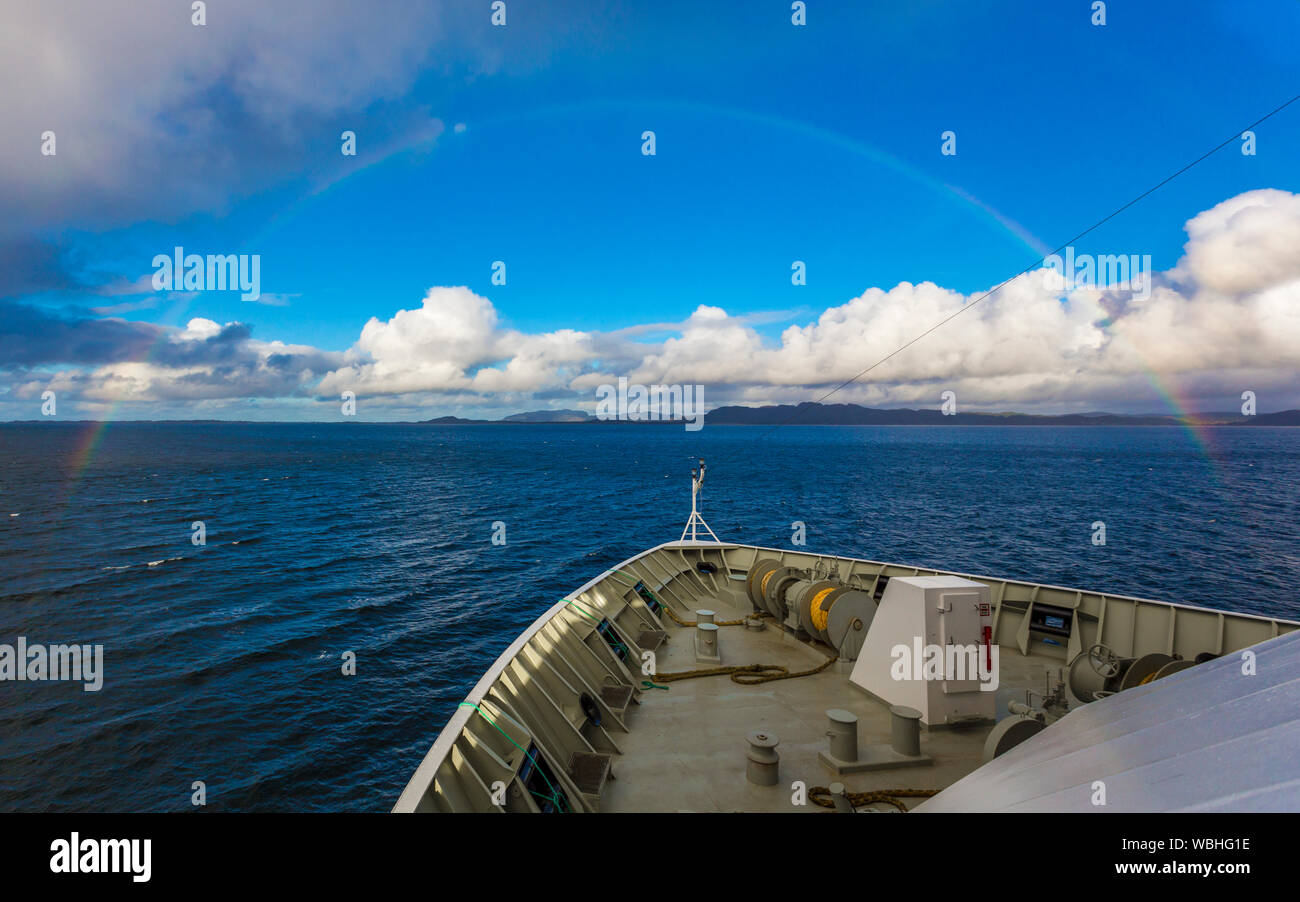 Double rainbows over the ocean hi-res stock photography and images - Alamy