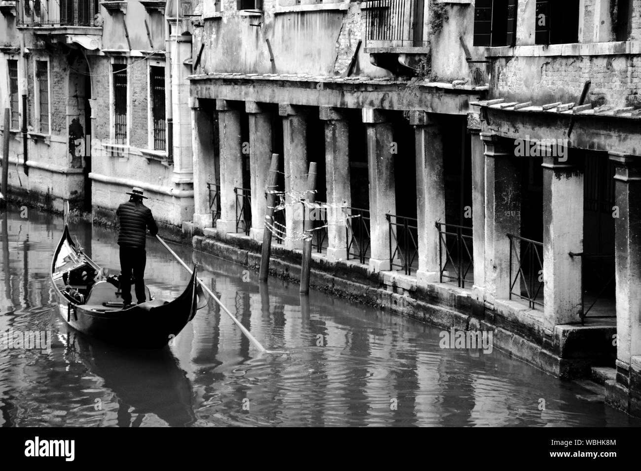 Men in rowing boat Black and White Stock Photos & Images - Alamy