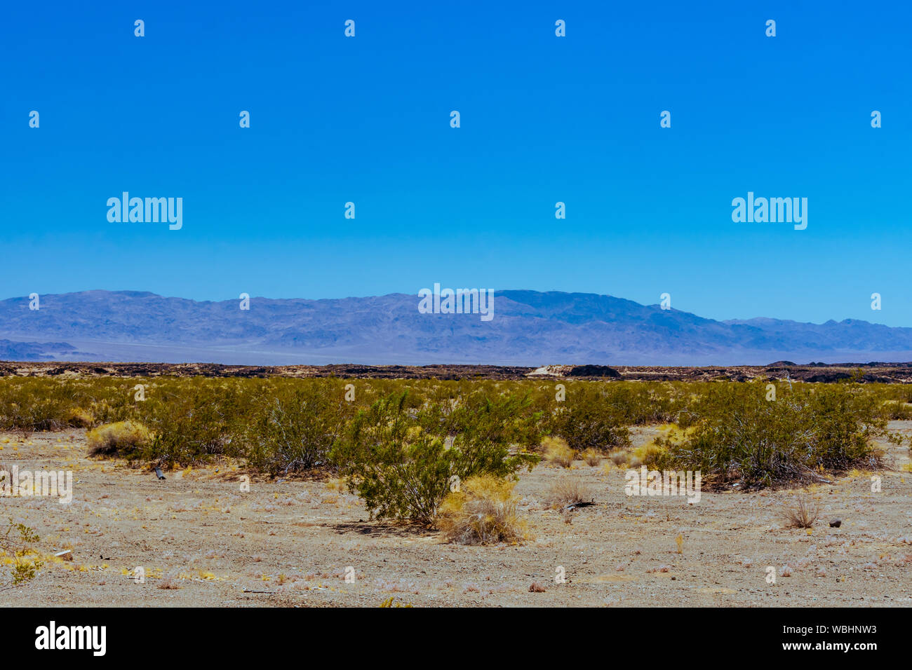 Lave Flow In Mojave Desert National Preserve Stock Photo - Alamy