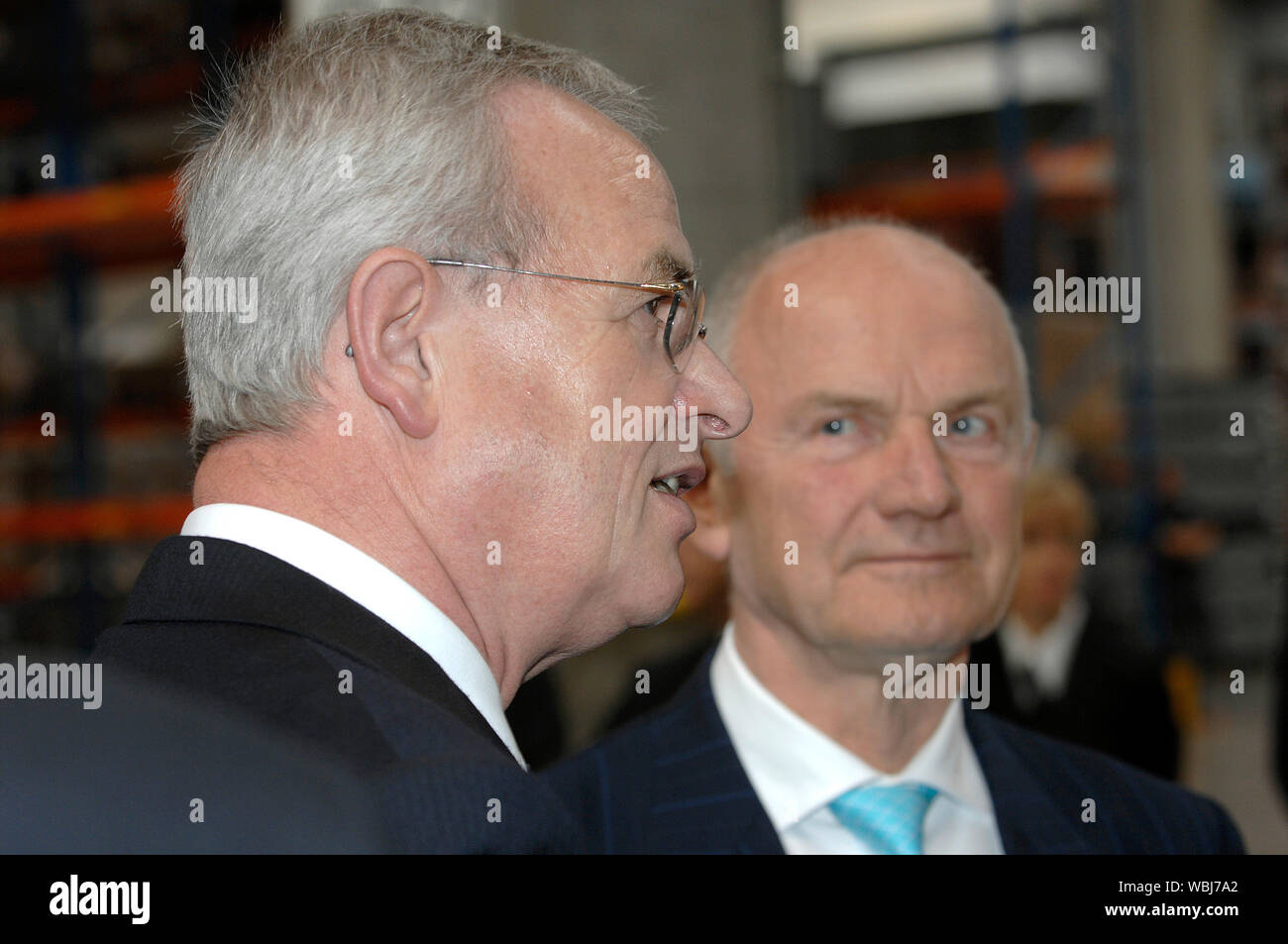 Ferdinand PIECH died at the age of 82 years. Archive photo; Prof. Dr. Martin WINTERKORN, Chairman of the Management Board Volkswagen AG with Dr. Ing. Ferdinand PIECH (right), Chairman of the Supervisory Board Volkswagen AG. Festivities Audi Brussels on 30.05.2007 in the Automotive Park in Brussels/Belgium. | usage worldwide Stock Photo