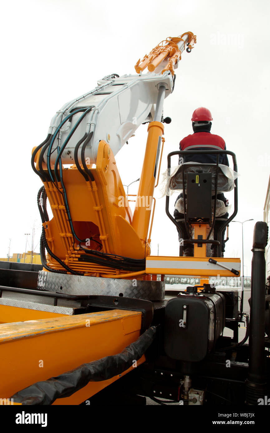 Crane Operator Stock Photo 265317890 Alamy