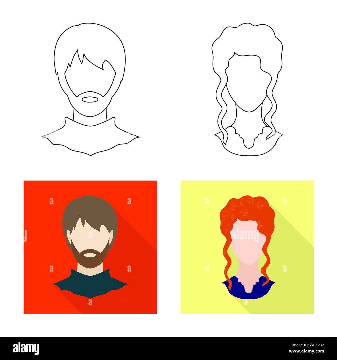 Vector design of professional and photo icon. Set of professional and ...