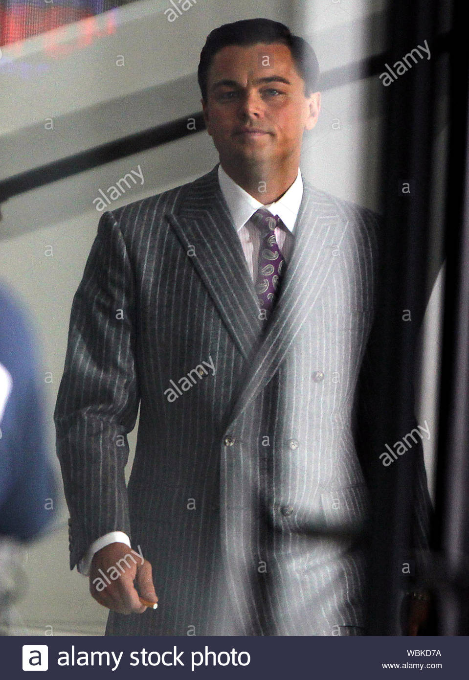 New York Ny Actors Leonardo Dicaprio And Jonah Hill Film With