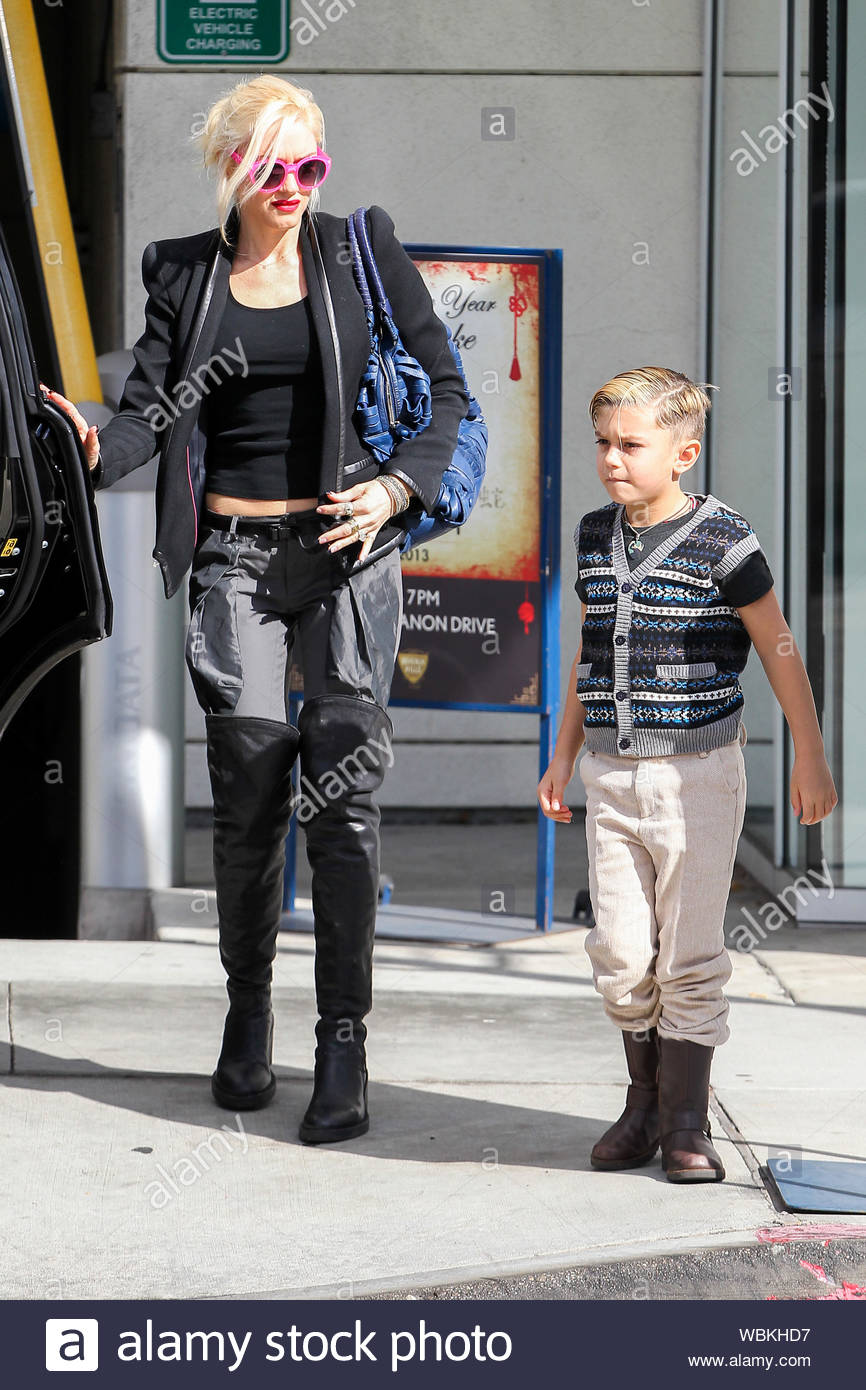 Beverly Hills Ca The Rocker Couple Gwen Stefani And Gavin
