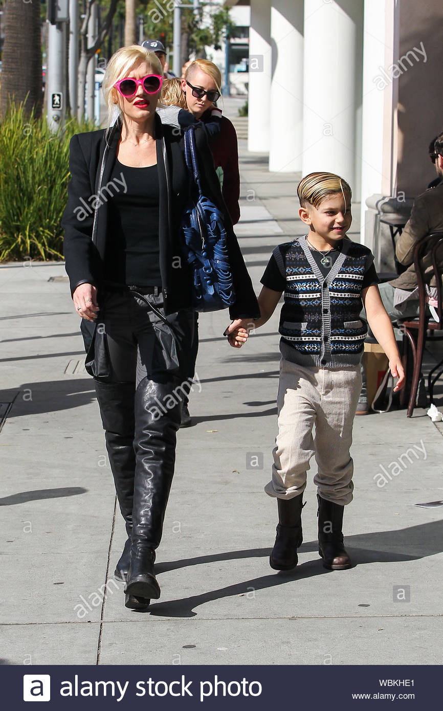 Beverly Hills Ca The Rocker Couple Gwen Stefani And Gavin