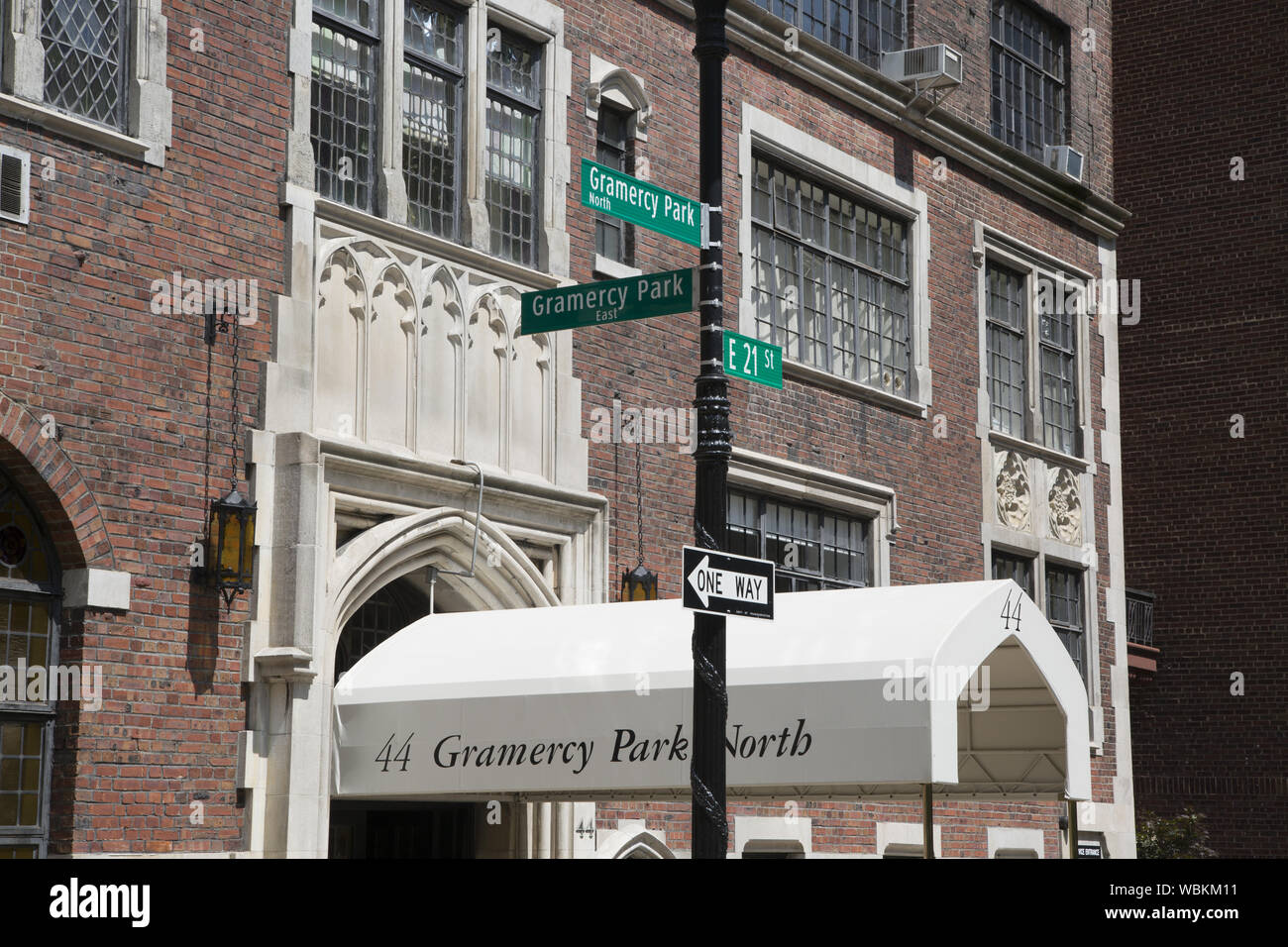 Gramercy Park in Manhattan, New York City. Stock Photo