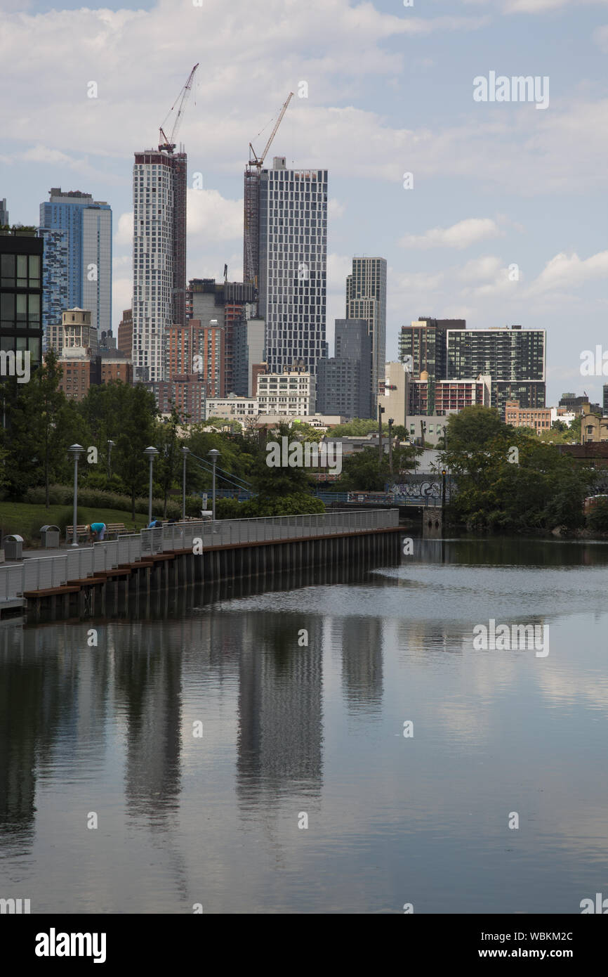 The Gowanus neighborhood around the Gowanus Canal is an up and coming