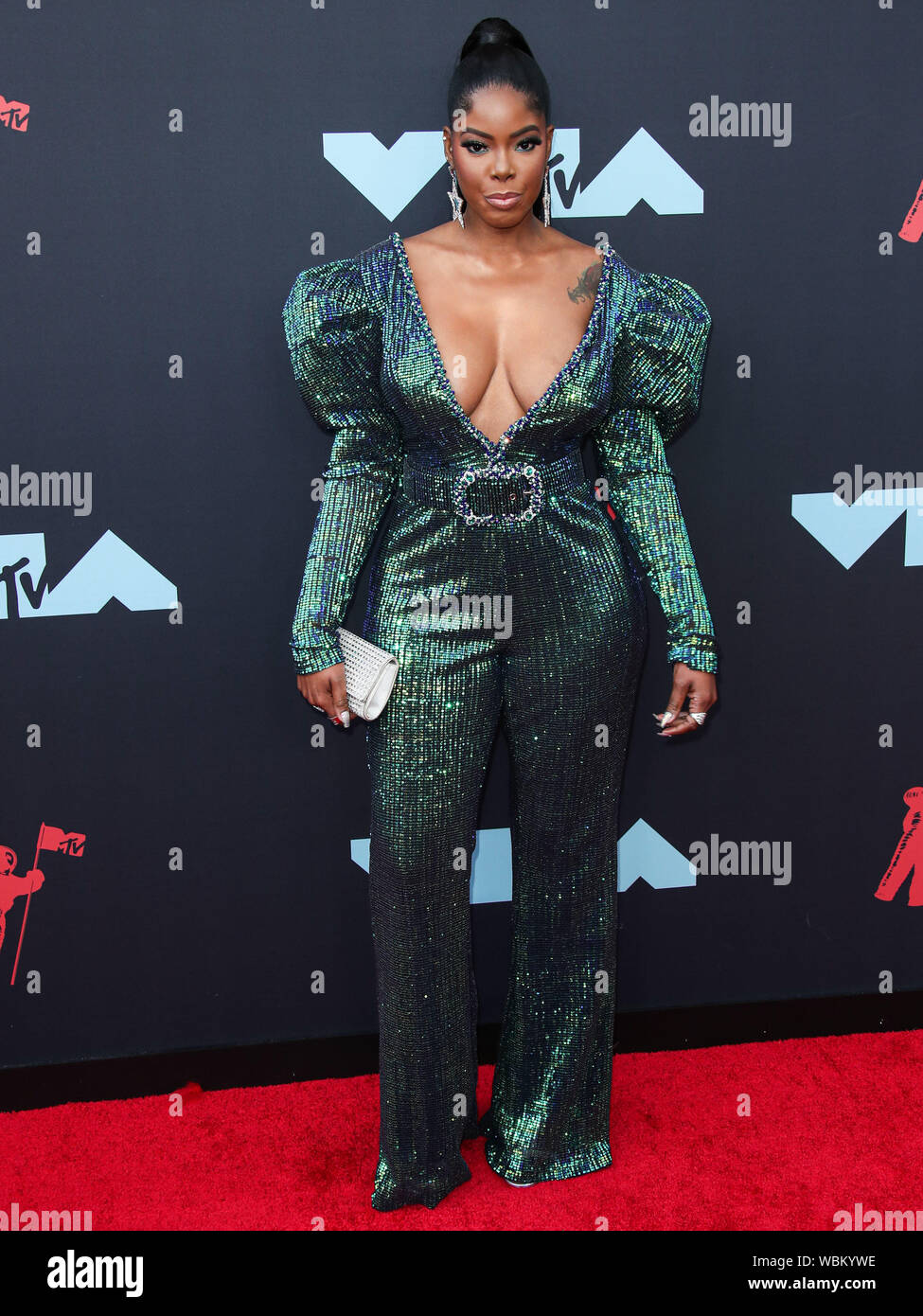 Newark, United States. 26th Aug, 2019. NEWARK, NEW JERSEY, USA - AUGUST 26: Juju Casteneda arrives at the 2019 MTV Video Music Awards held at the Prudential Center on August 26, 2019 in Newark, New Jersey, United States. (Photo by Xavier Collin/Image Press Agency) Credit: Image Press Agency/Alamy Live News Credit: Image Press Agency/Alamy Live News Stock Photo