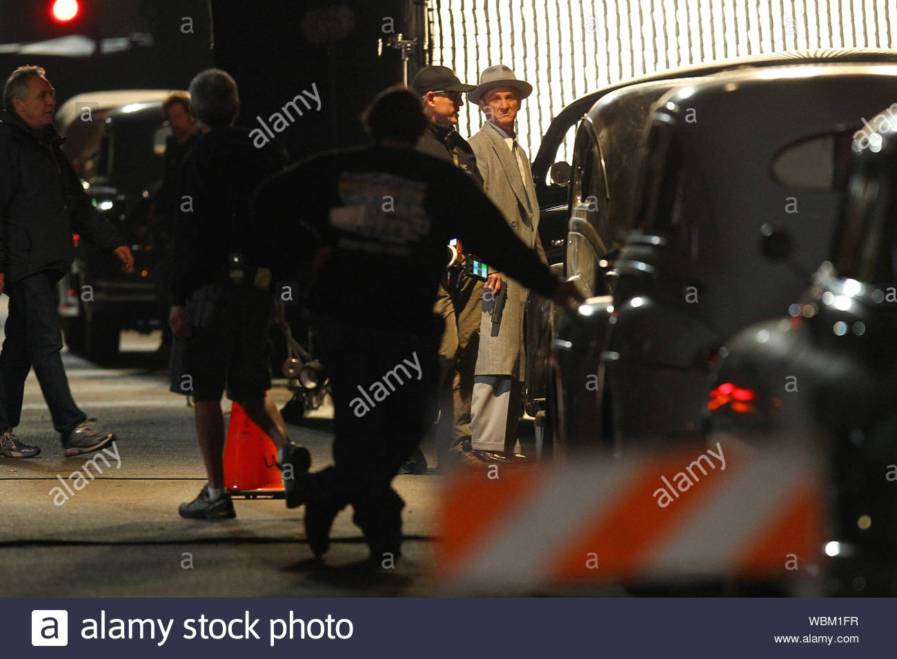 Los Angeles Ca Actor Sean Penn Works Into The Early Morning