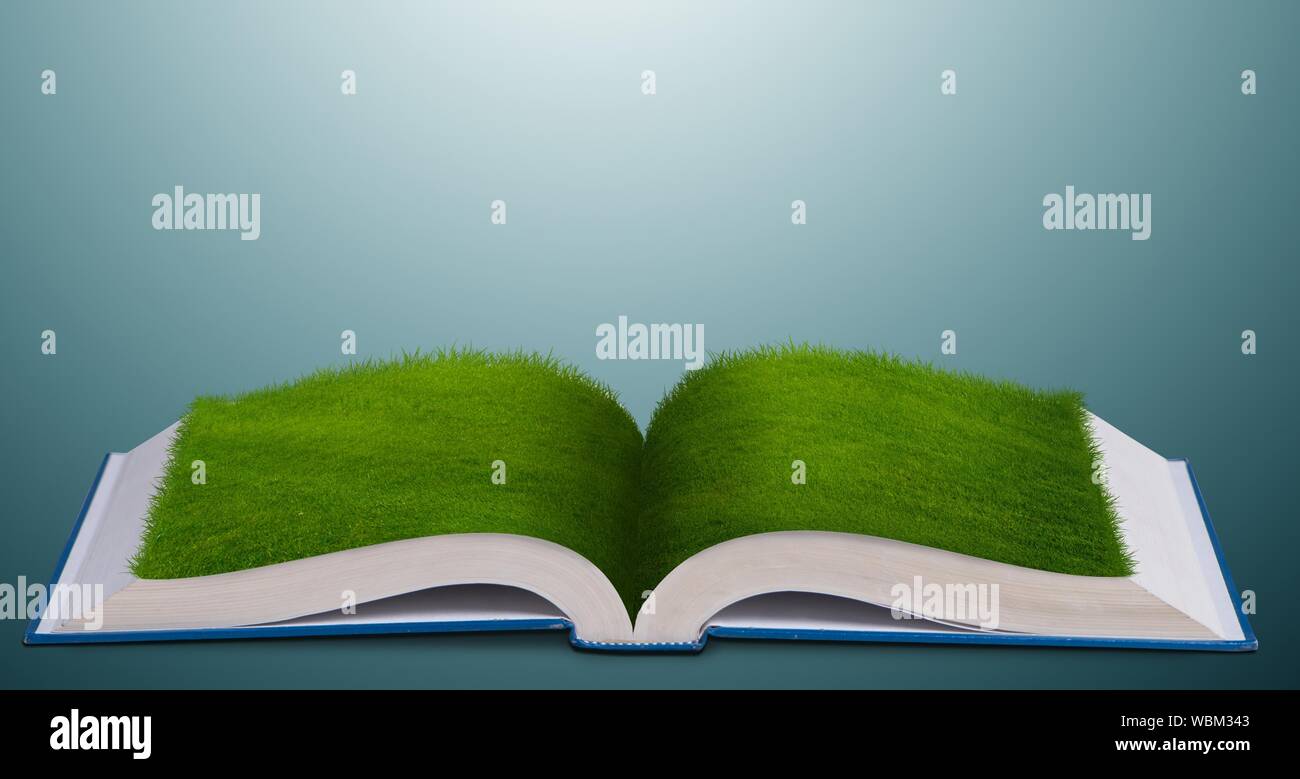 The open book in paper recycling concept 3d rendering Stock Photo Alamy