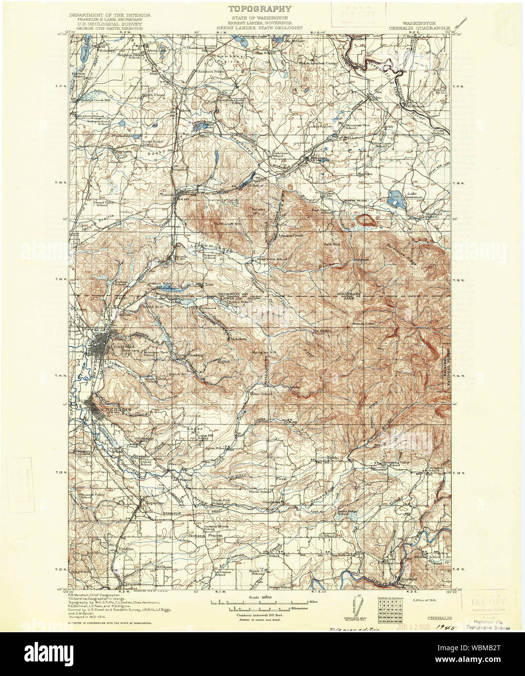 Map of chehalis hires stock photography and images Alamy