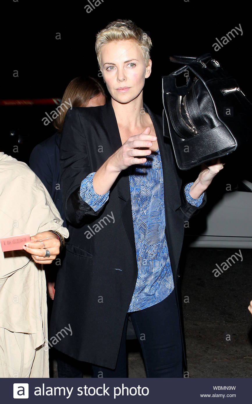 Hollywood Ca Actress Charlize Theron Was Not In The Mood To Be