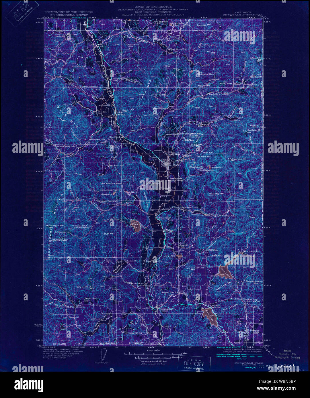 Chewelah washington map hires stock photography and images Alamy