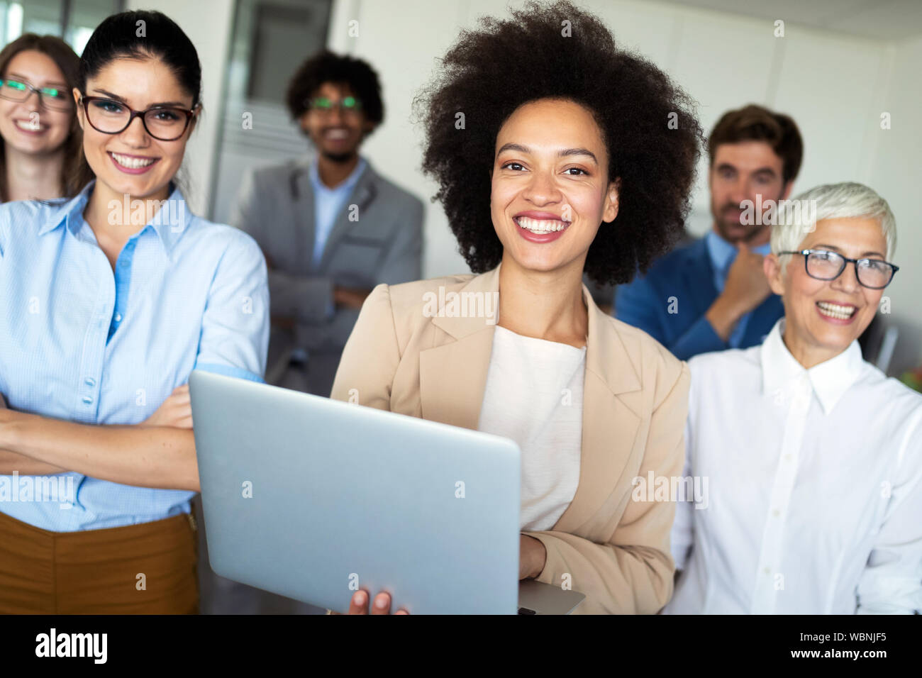 Business people working and brainstorming in office Stock Photo - Alamy