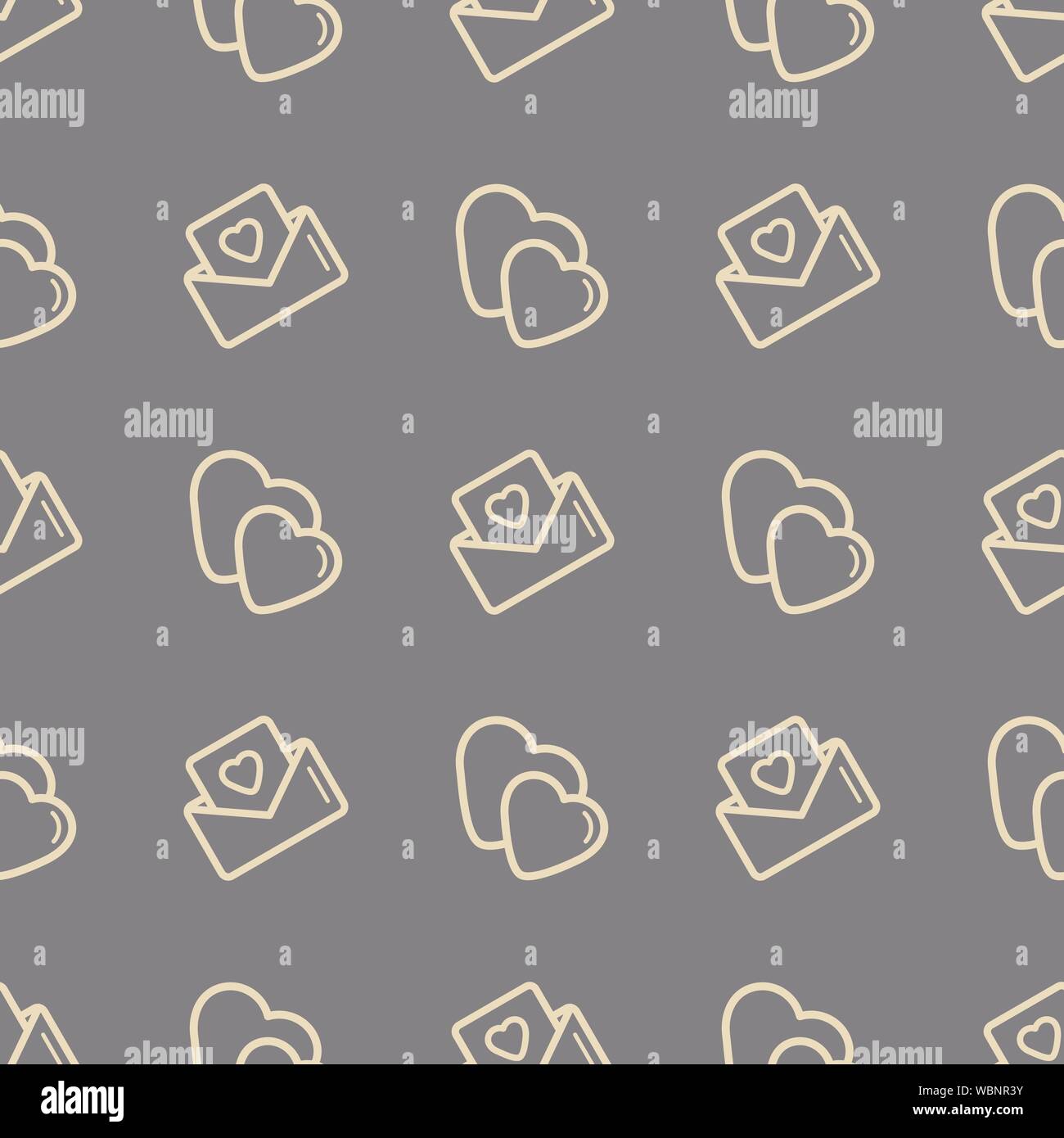 Wedding background seamless vector pattern in modern flat style Stock ...