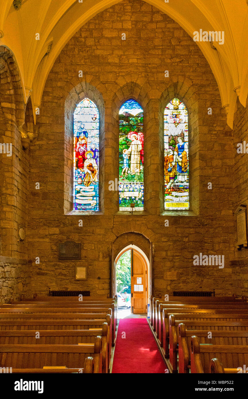 DORNOCH SUTHERLAND SCOTLAND DORNOCH CATHEDRAL INTERIOR IMPRESSIVE