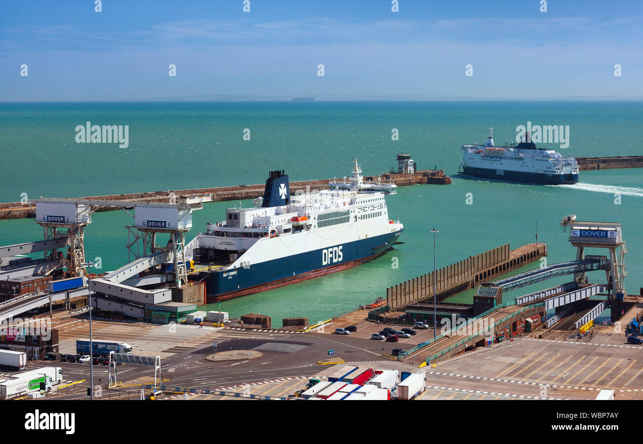 Dover port aerial hires stock photography and images Alamy