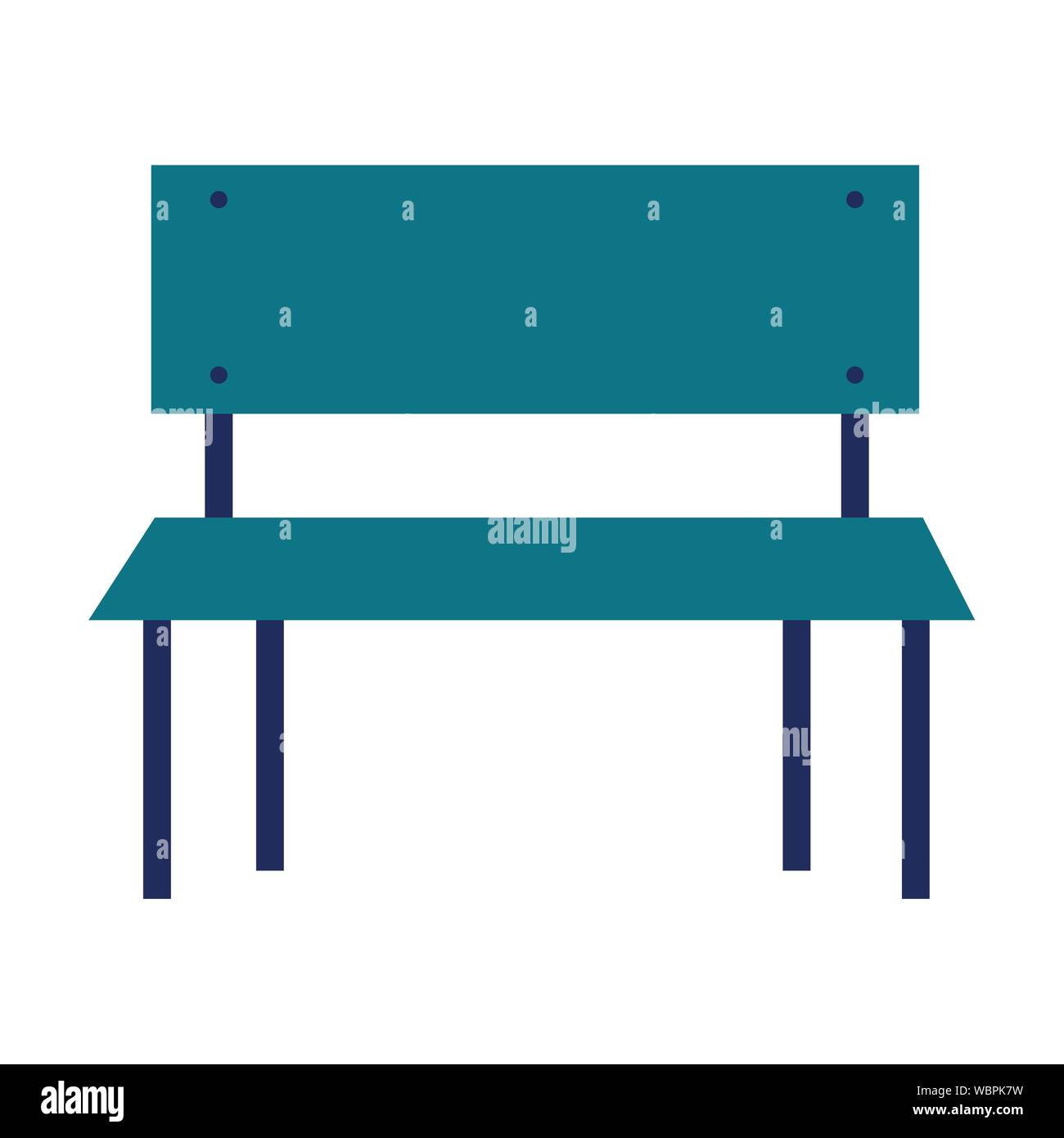 Isolated bench vector design Stock Vector Image & Art Alamy