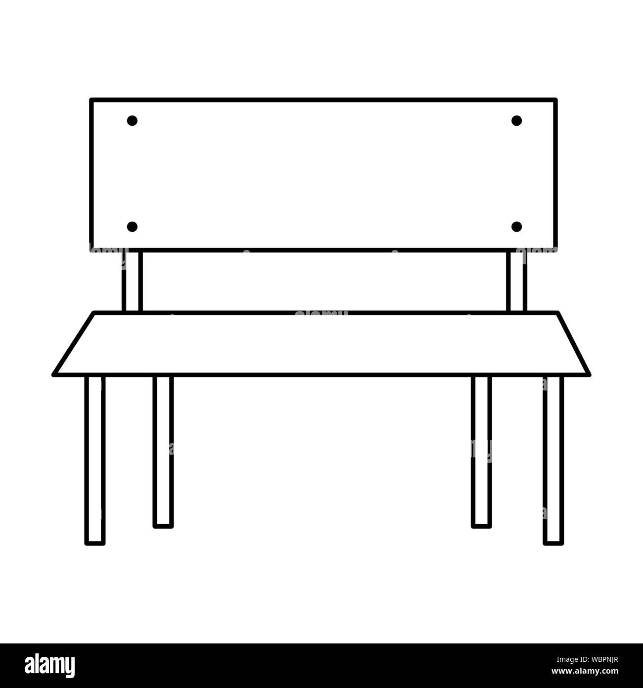 Isolated bench vector design Stock Vector Image & Art Alamy