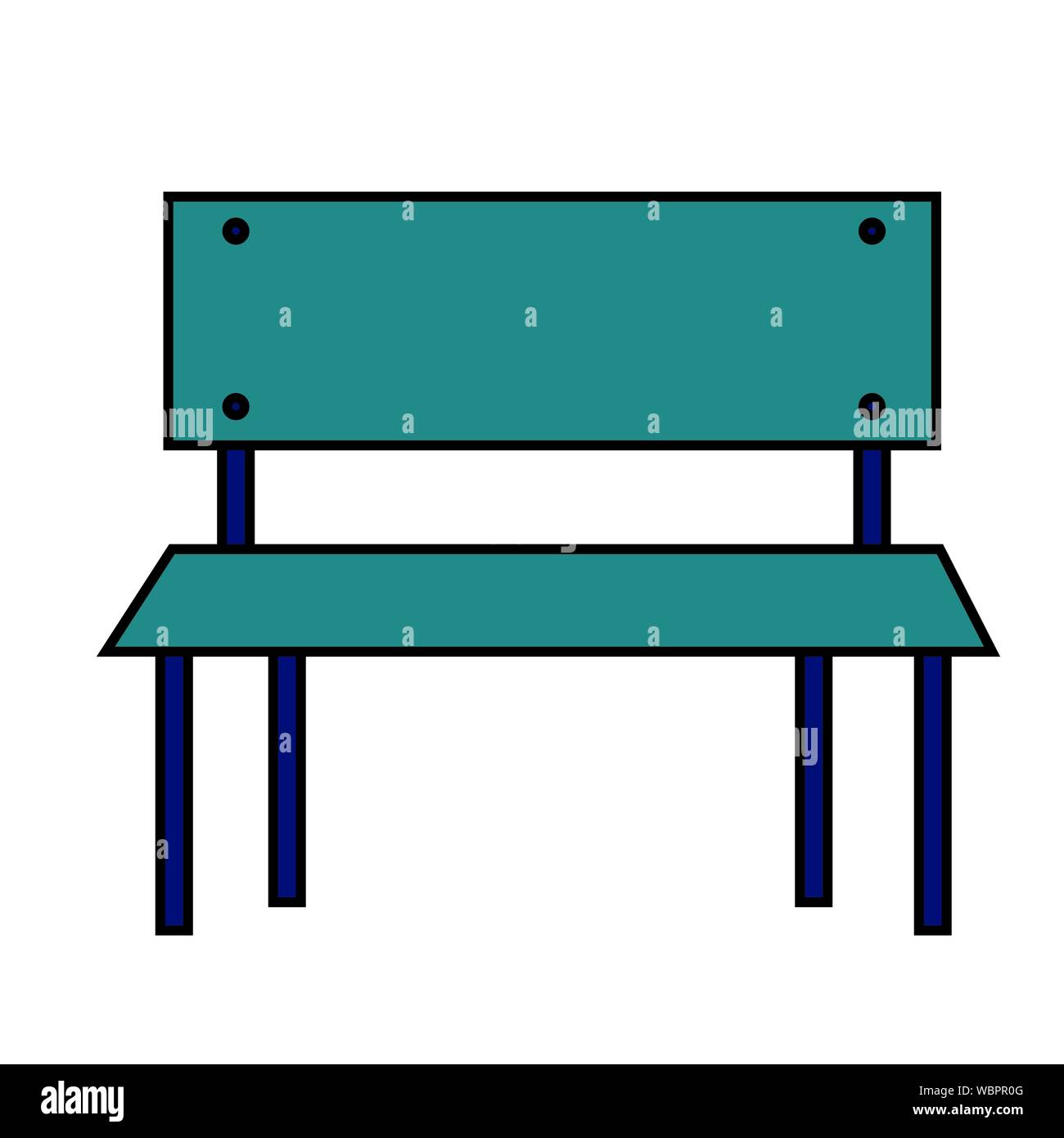 Isolated bench vector design Stock Vector Image & Art Alamy