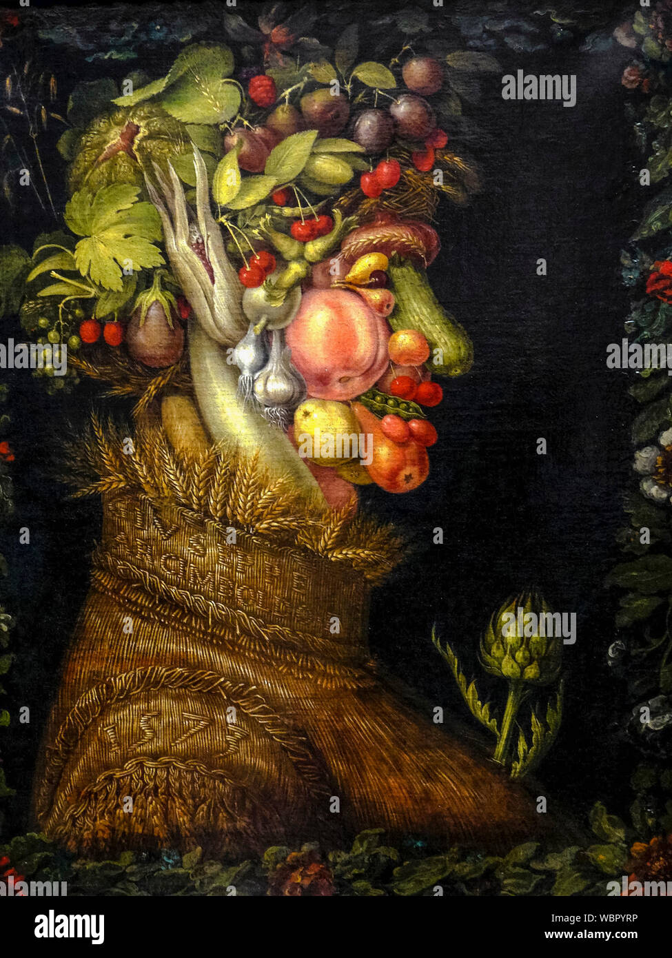 Giuseppe Arcimboldo, Summer, (The Four Seasons), portrait painting, 1573 Stock Photo