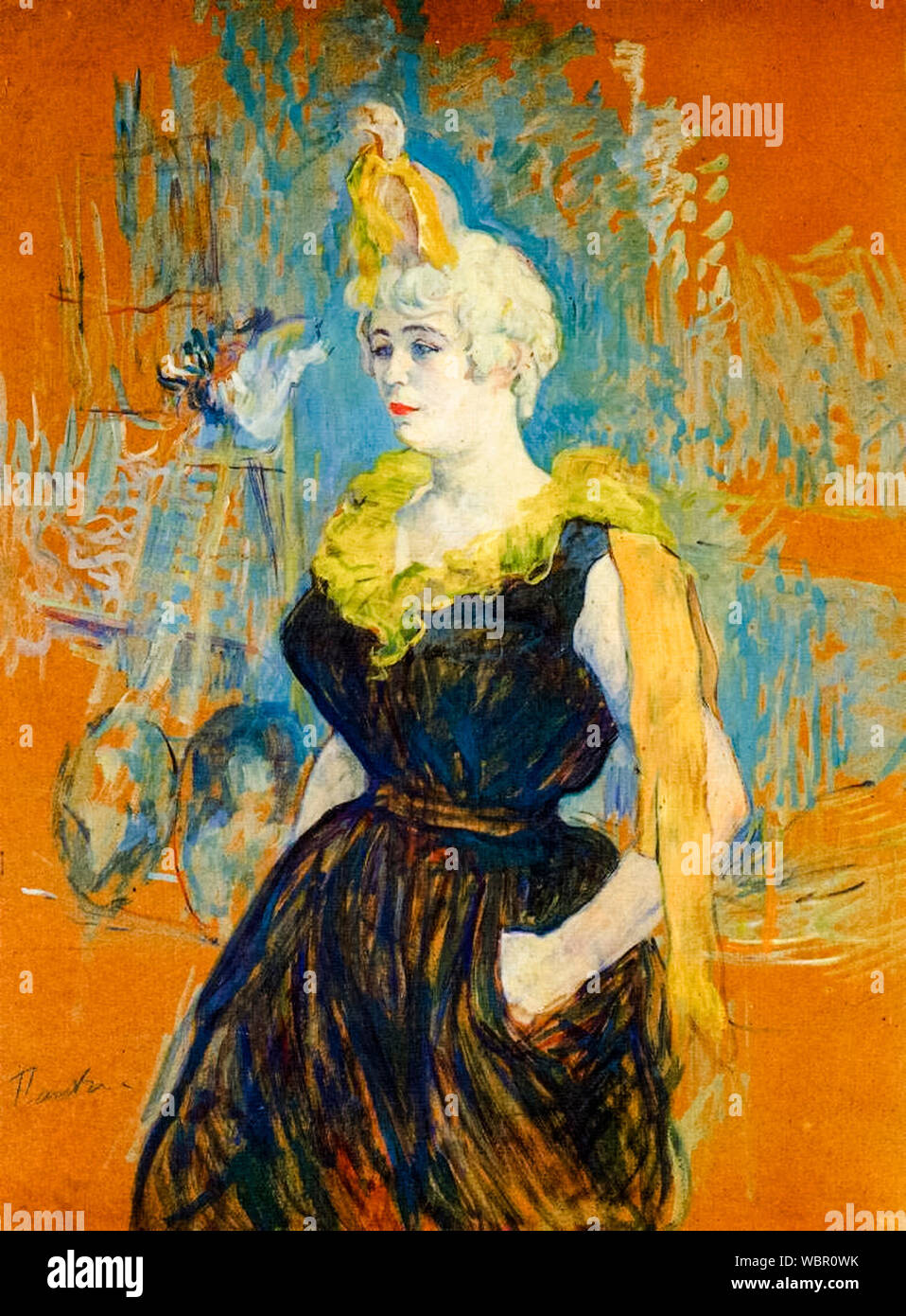 Henri de Toulouse Lautrec The Clown Cha U Kao portrait painting