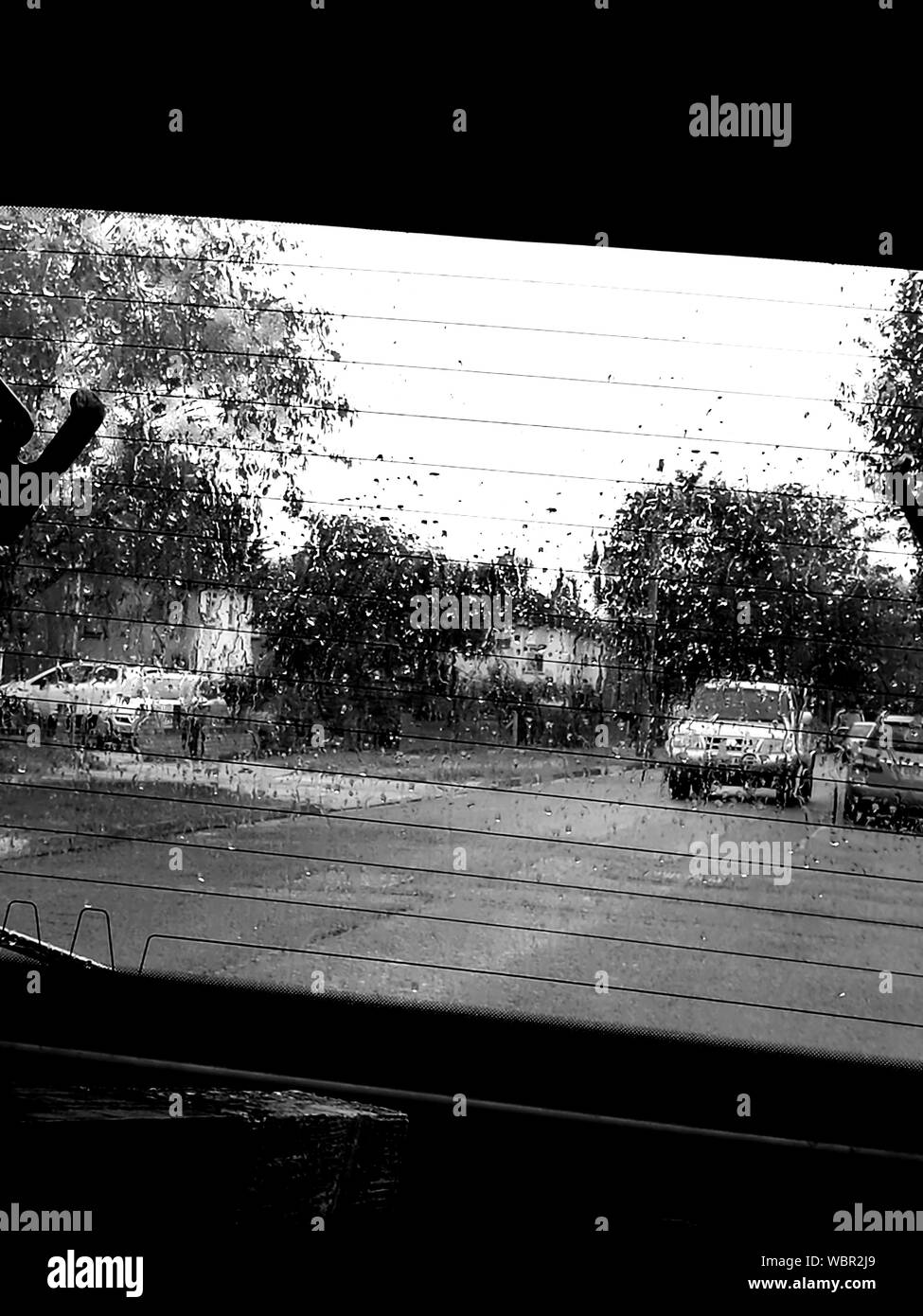 Rear car on road hi-res stock photography and images - Alamy