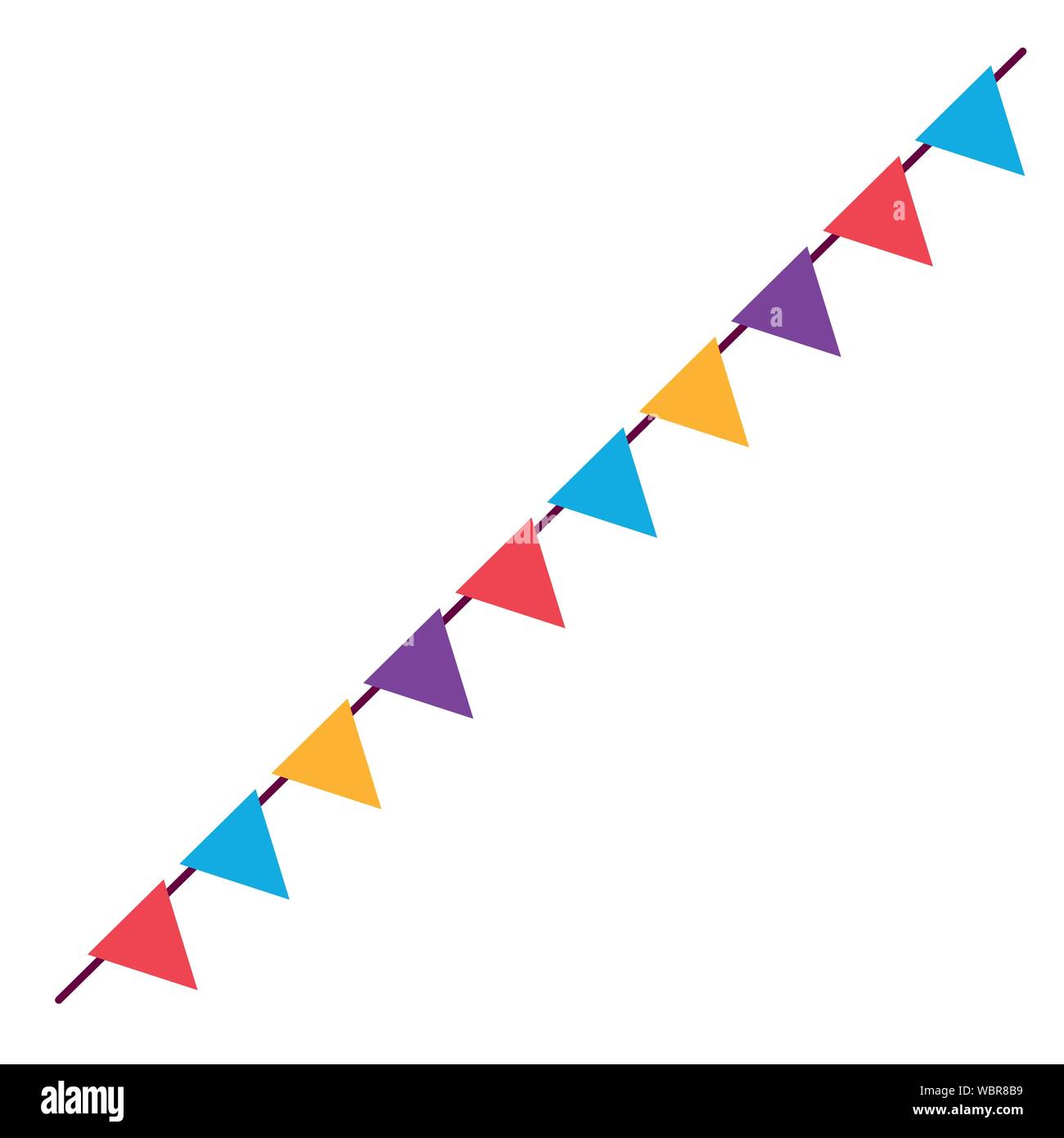 Isolated banner pennant design Stock Vector Image & Art Alamy