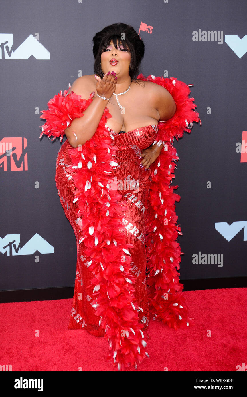 LOS ANGELES, CA, USA - FEBRUARY 07: Rapper Lizzo (Melissa Jefferson)  arrives at the Warner Music Pre-Grammy Party 2019 held at The NoMad Hotel  Los Angeles on February 7, 2019 in Los