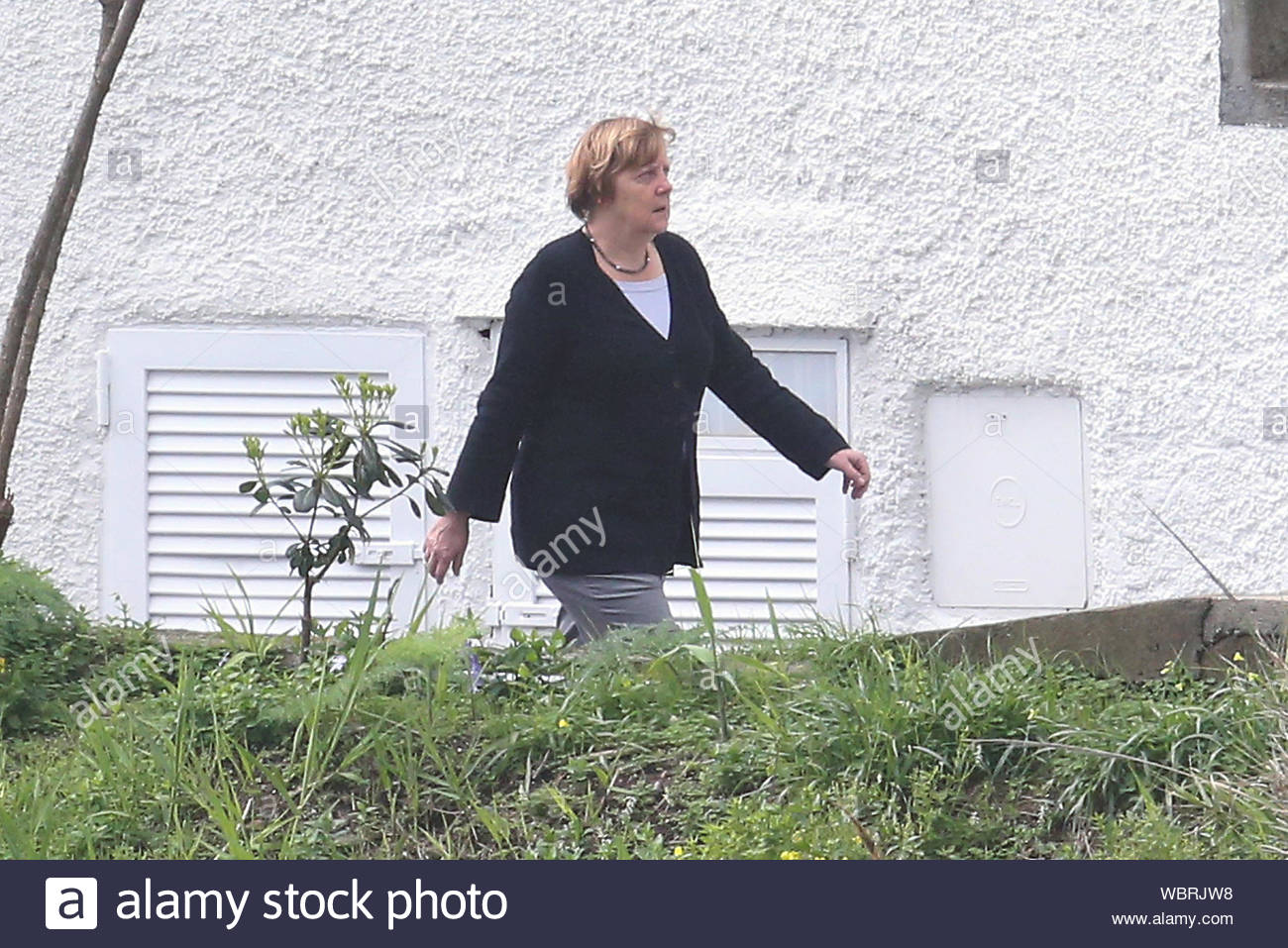 Ischia Italy Chancellor Of Germany Angela Merkel Steps Out