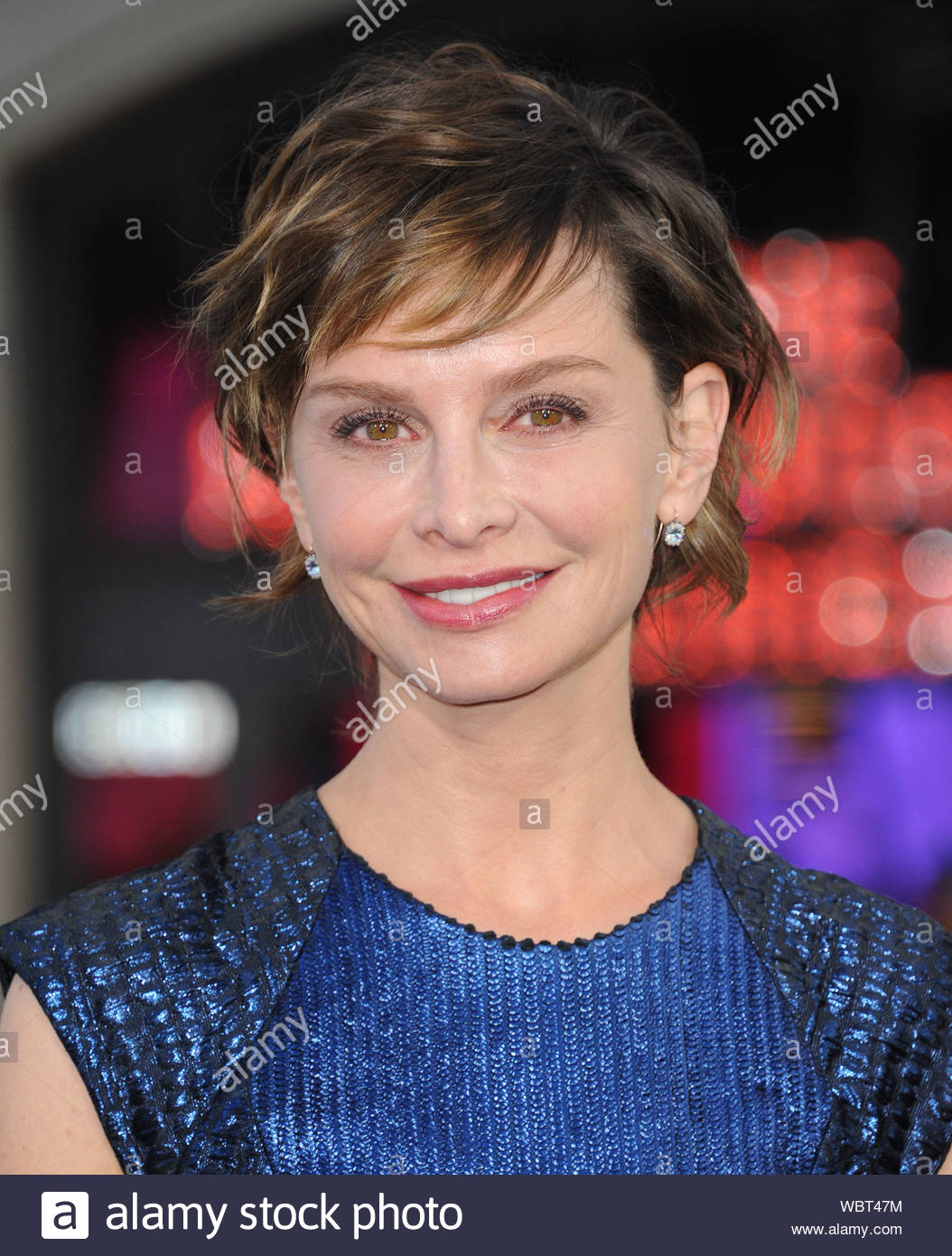 Hollywood Ca Calista Flockhart At The Premiere Of 42 Held At