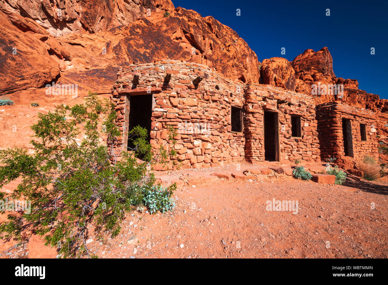 The Cabins Valley Of Fire State Park Nevada Usa Stock Photo