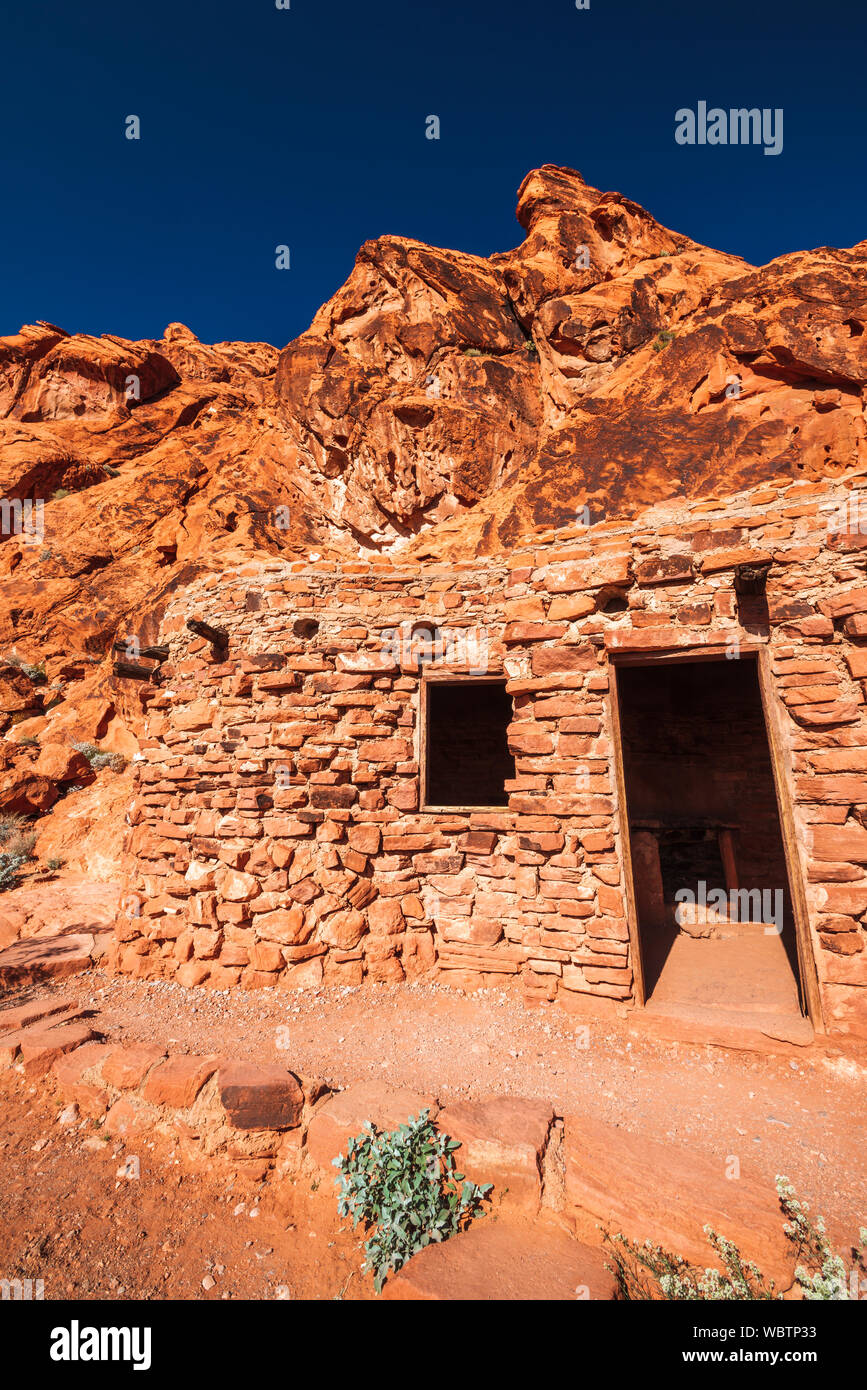The Cabins Valley Of Fire State Park Nevada Usa Stock Photo