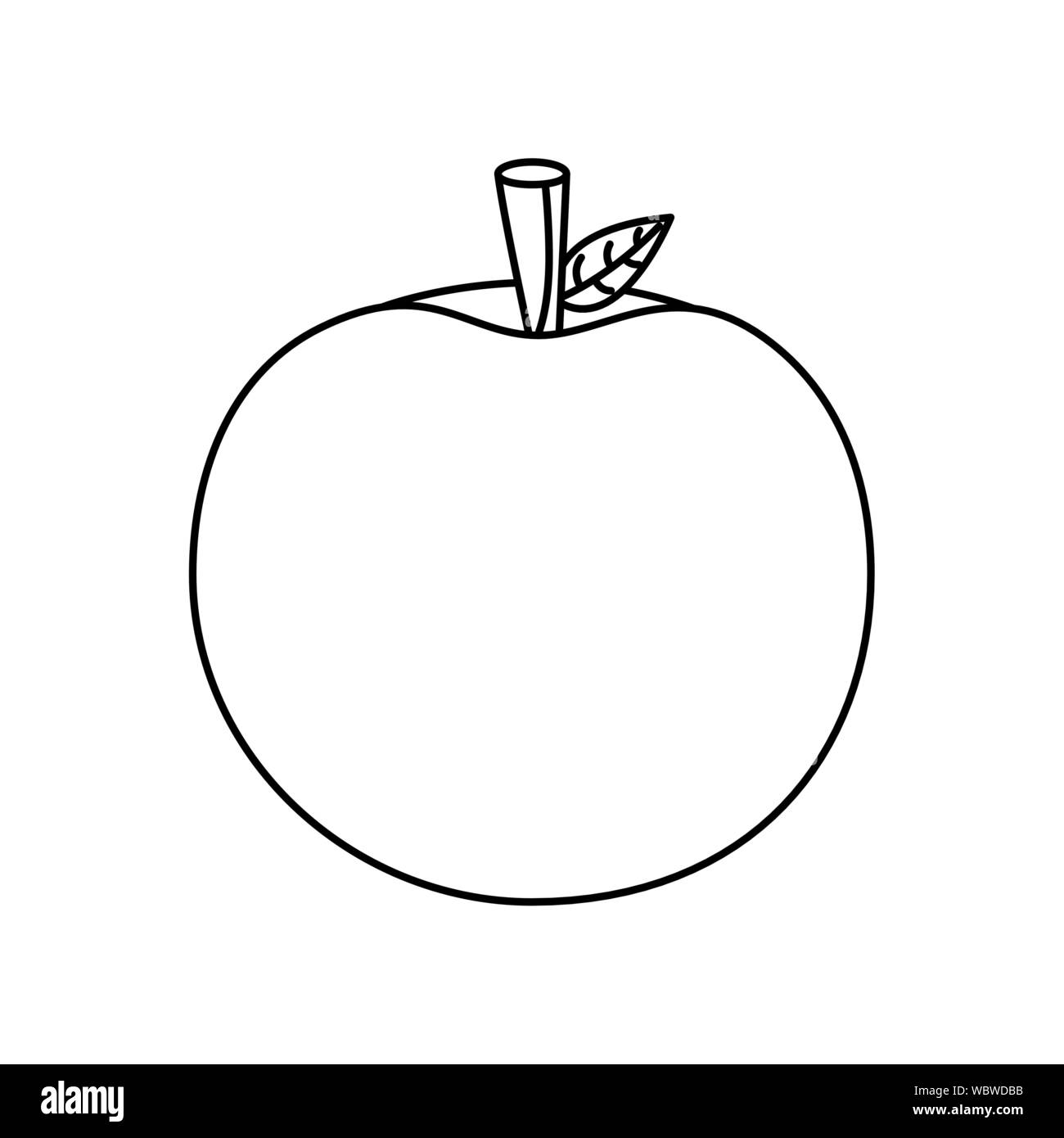 Isolated apple fruit vector design Stock Vector Image & Art - Alamy