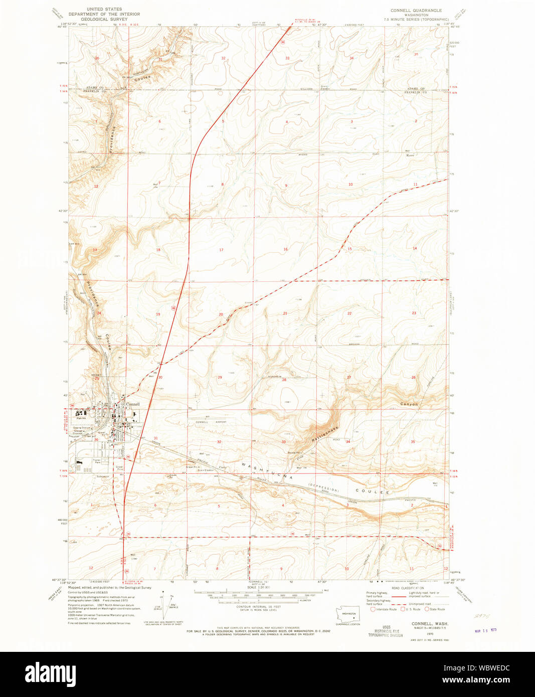 Map of connell washington hires stock photography and images Alamy