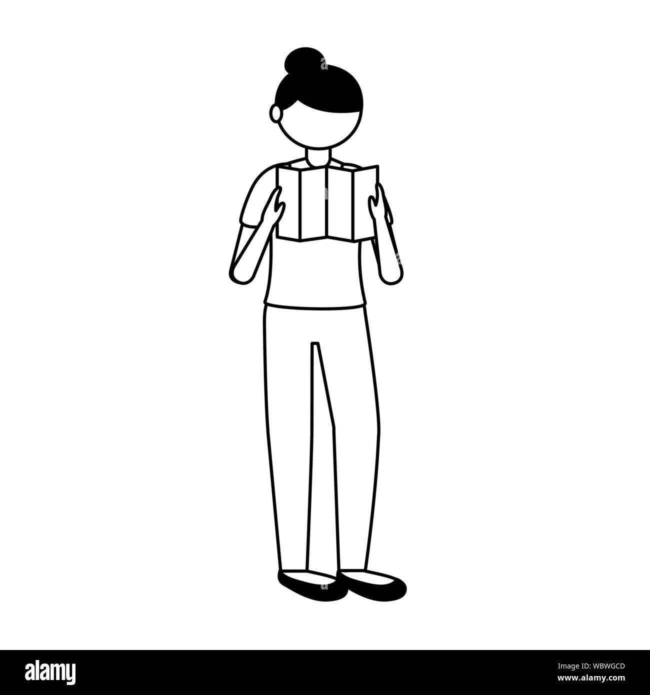 Isolated traveler woman vector design Stock Vector Image & Art - Alamy
