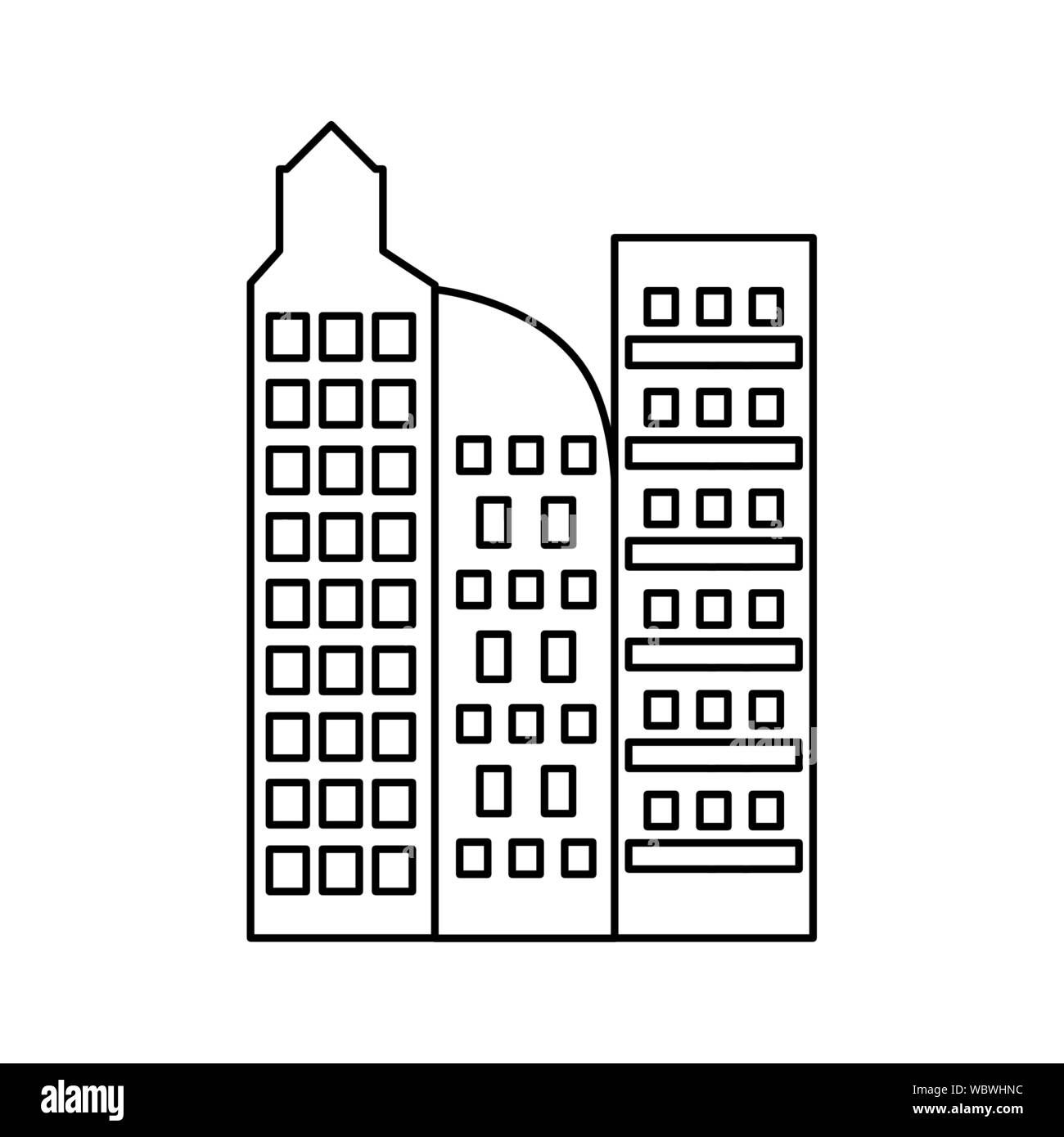 Isolated city vector design Stock Vector Image & Art - Alamy