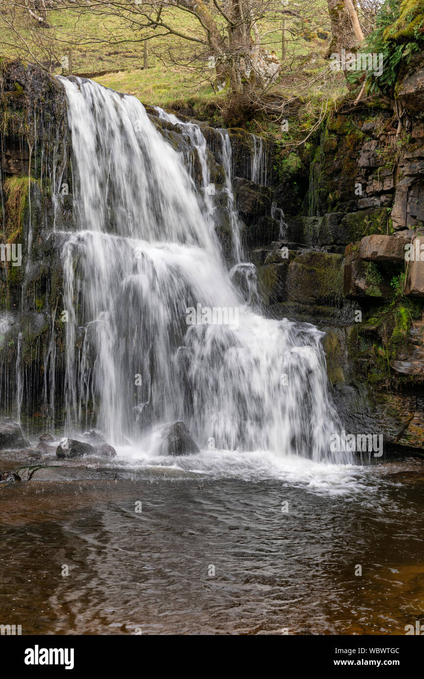 East Gill Force, in Swaledale Stock Photo
