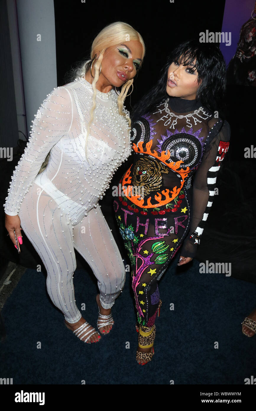 New York, NY, USA. 26th Aug, 2019. Madina Milana and Lil Kim at Missy Elliott's MTV Video Music Awards after party at the Missy Museum in New York City on August 26, 2019. Credit: Walik Goshorn/Media Punch/Alamy Live News Stock Photo