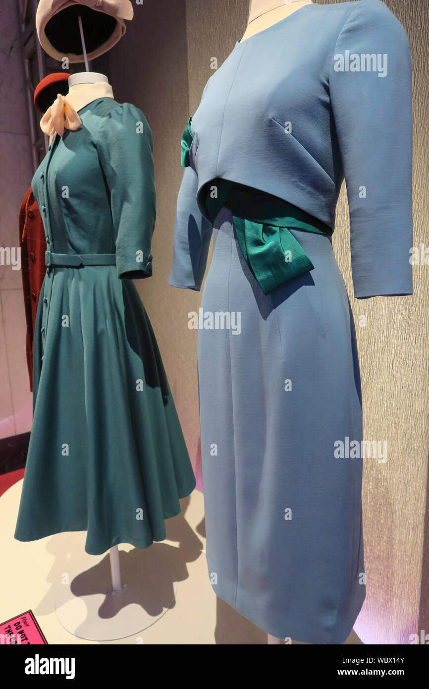 The Marvelous Mrs. Maisel Exhibit at the Paley Center for Media, NYC, USA Stock Photo