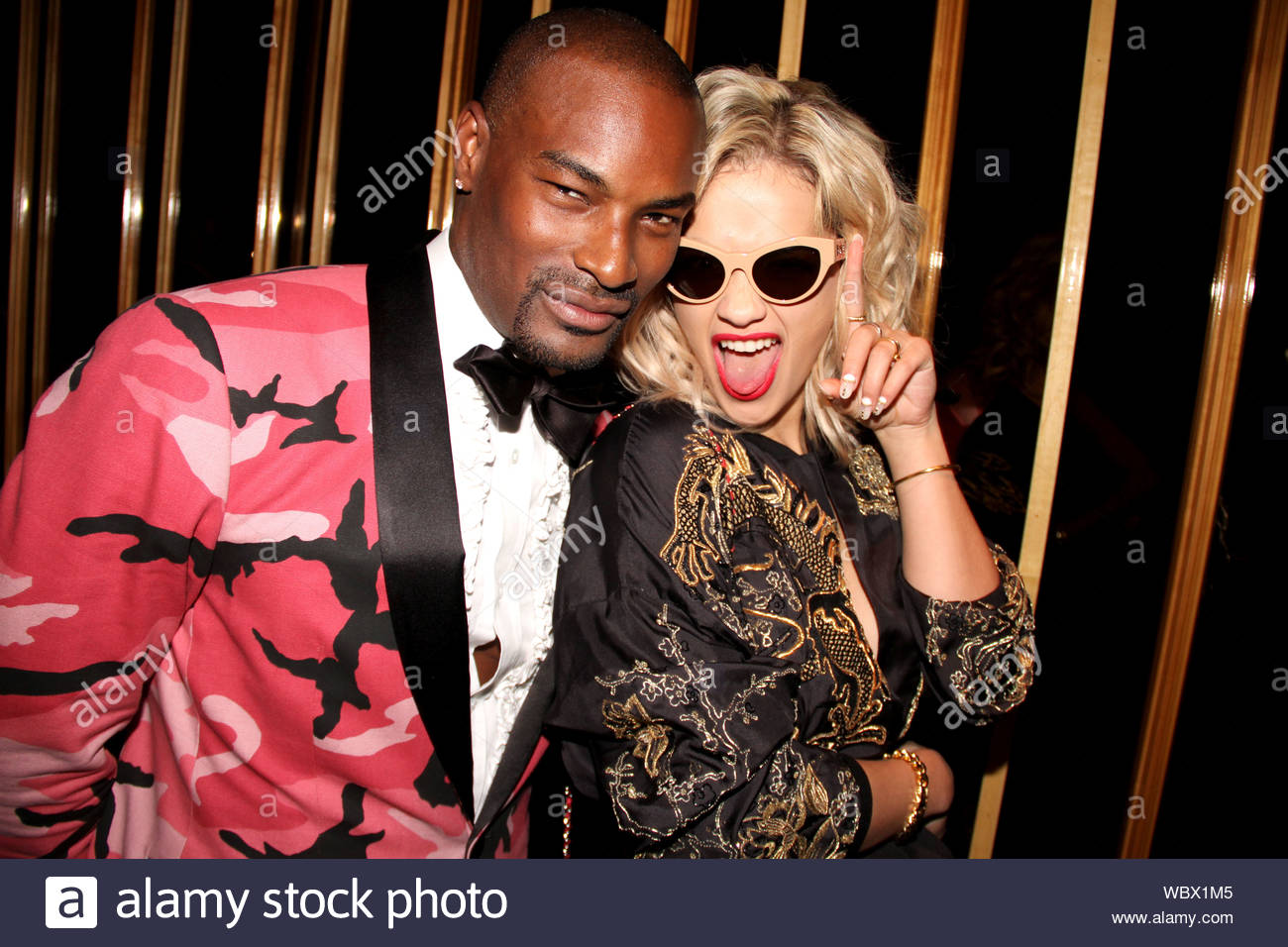 New York Ny Model Tyson Beckford And Singer Rita Ora