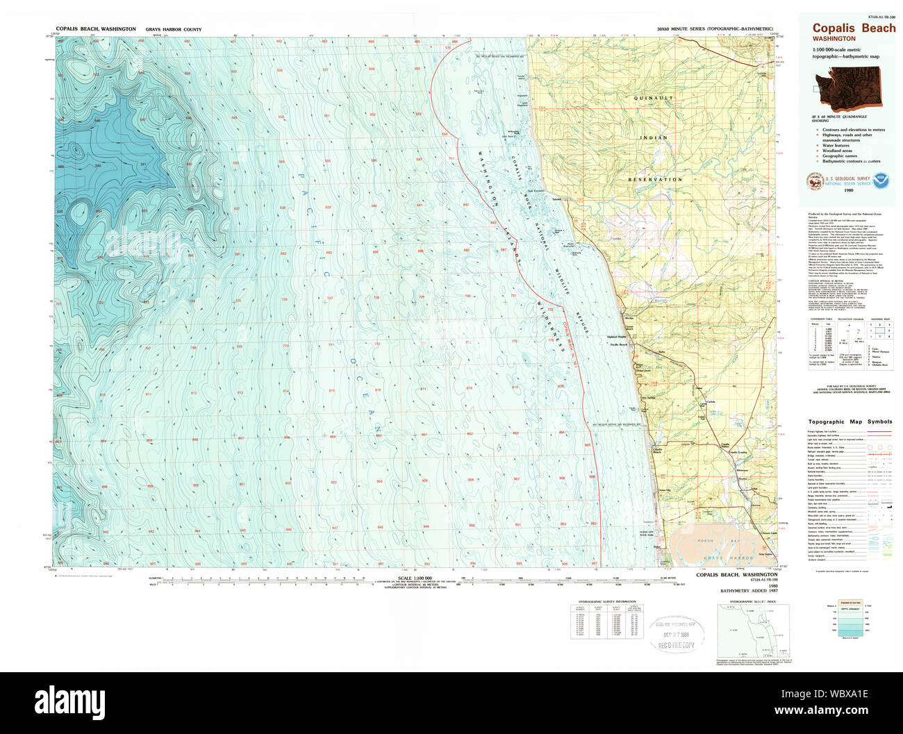 Copalis beach washington map hires stock photography and images Alamy