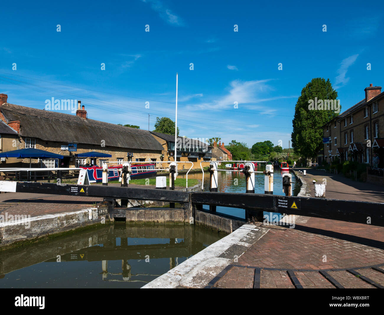 The Boat Inn, Stoke Bruerne, The Grand Union Canal, Northamptonshire