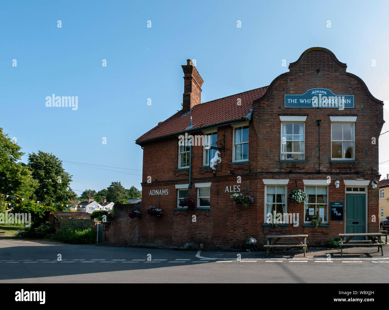 The White Horse Inn, Westleton, Suffolk, England, UK. Stock Photo