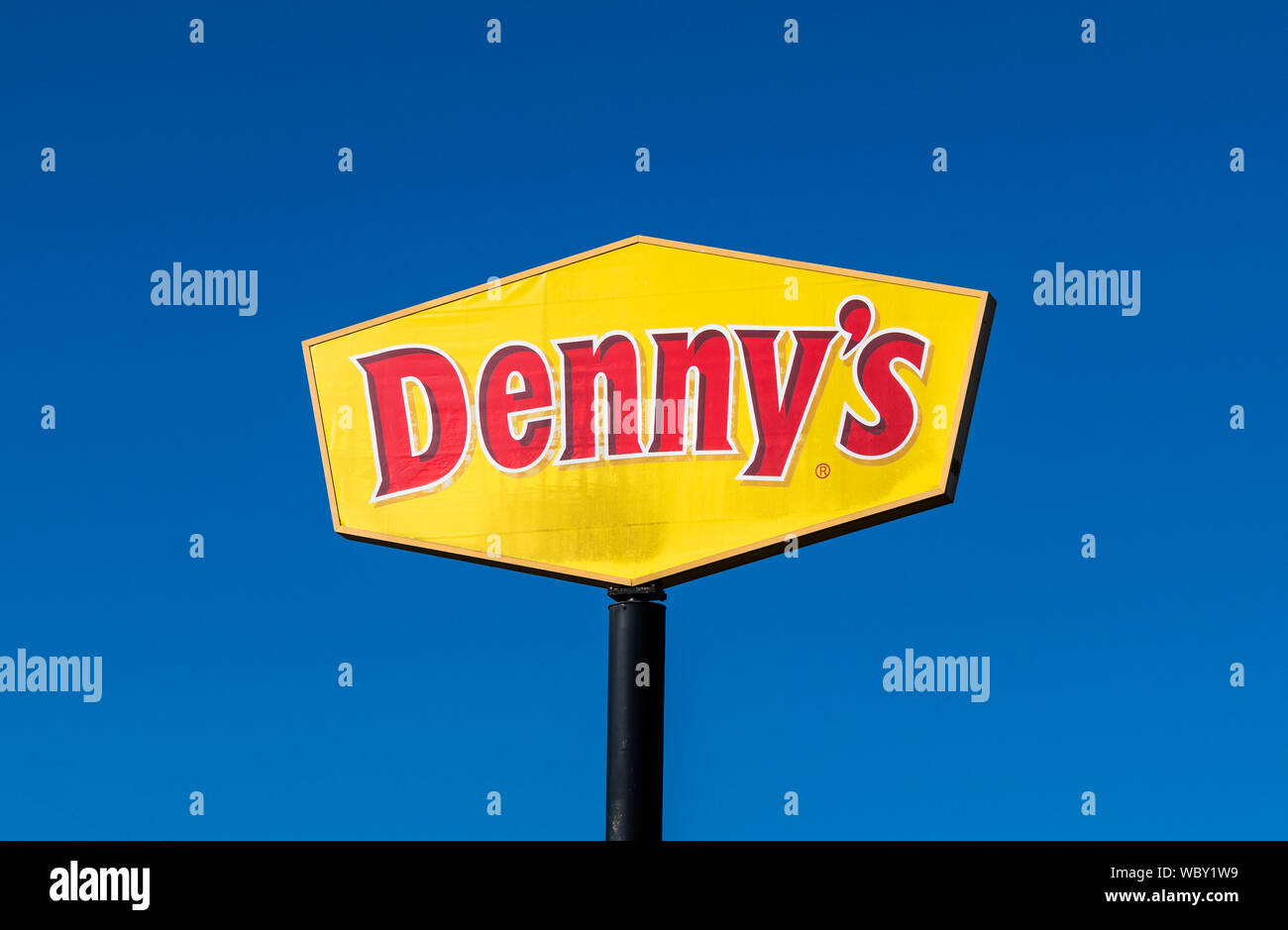 Denny's American restaurant chain, USA. Stock Photo