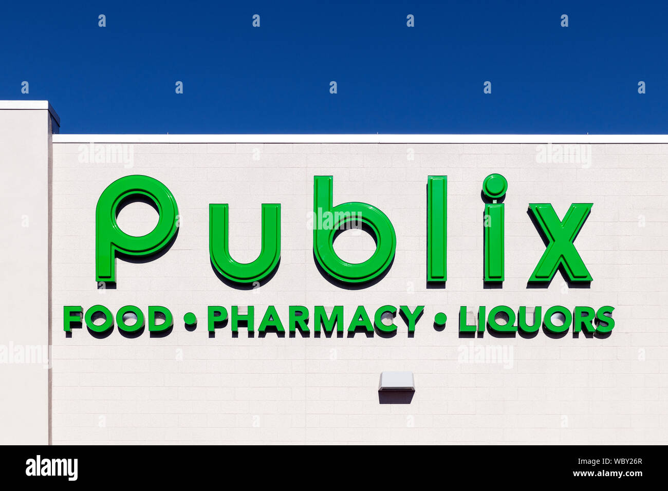 Publix Food Market exterior. Stock Photo