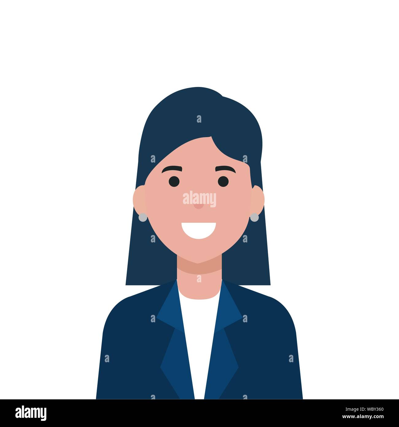 Isolated avatar woman vector design Stock Vector Image & Art - Alamy