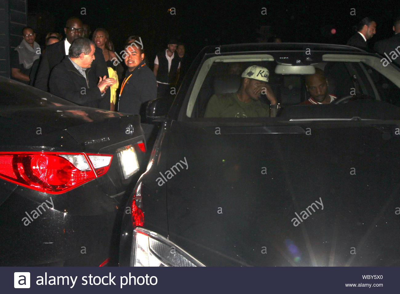 West Hollywood Ca Los Angeles Lakers Forward Devin Ebanks Was In A Minor Car Accident Outside