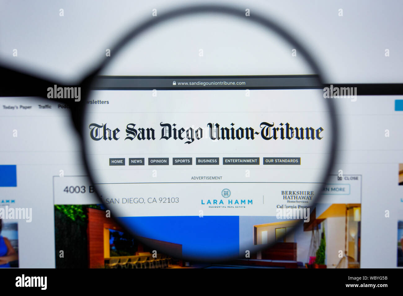 Los Angeles, California, USA - 21 Jule 2019: Illustrative Editorial of ...